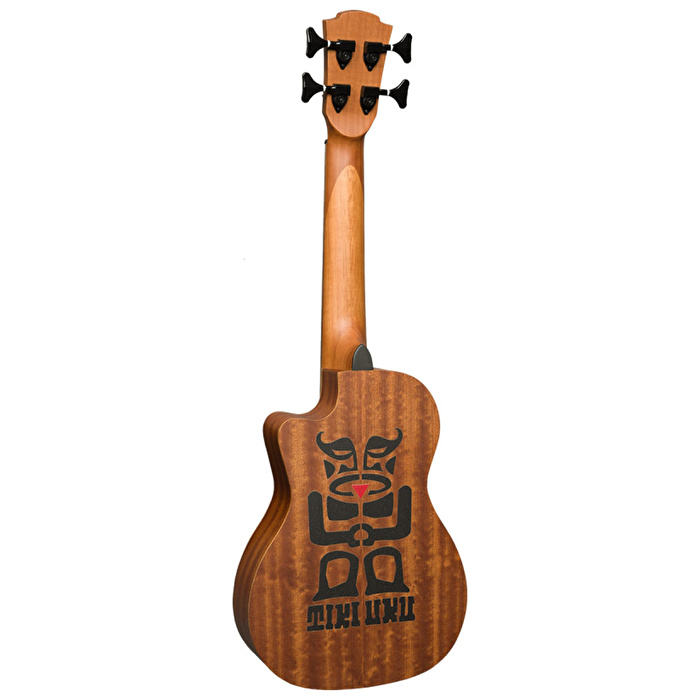 LAG TKB150FCE Tiki Mini Cutaway Natural Elektro Akustik Bas Gitar